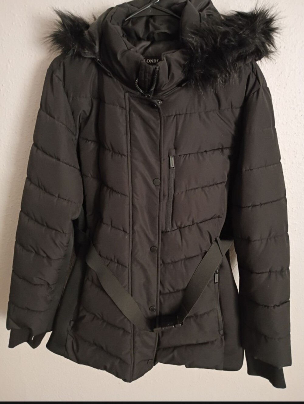 London Fog Black Puffer Jacket - XXL - Picture 4 of 5